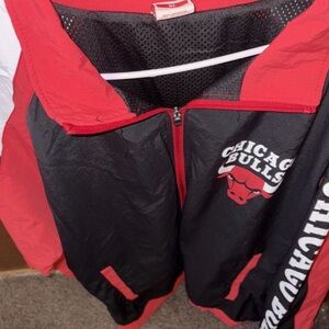 Chicago Bulls Red and Black Jacket